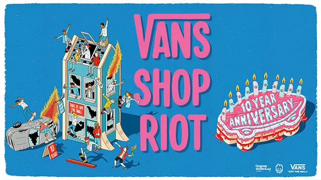 Clip oficial Vans Shop Riot 2018